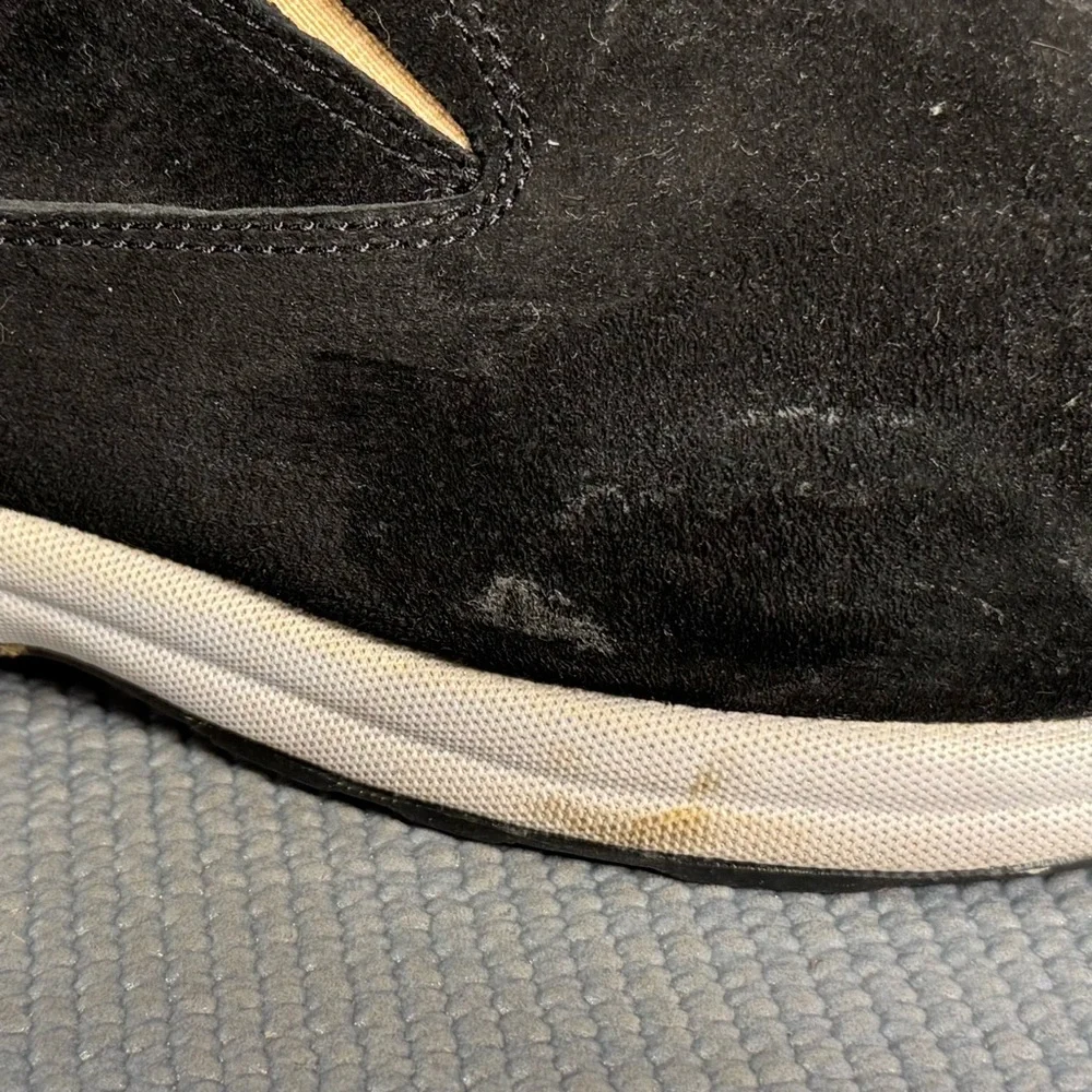 Merrell Men’s Board Runner Loafers Black Air Cushion Leather Slip On Size‎ 10.5